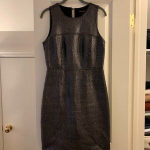 Metallic Tweed Dress